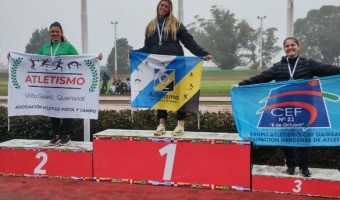 SOFA MASTRANDREA SUBCAMPEONA PROVINCIAL DE ATLETISMO